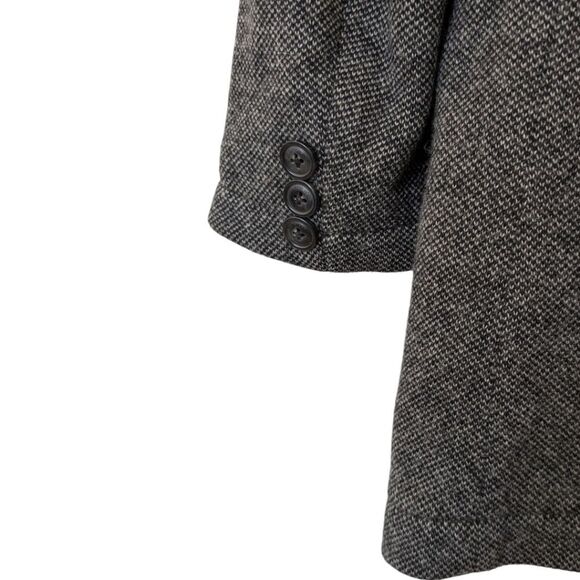 Woolrich John Rich & Bros Women's S Grey Wool Two Button Blazer 3/4 Sleeve - Picture 5 of 10